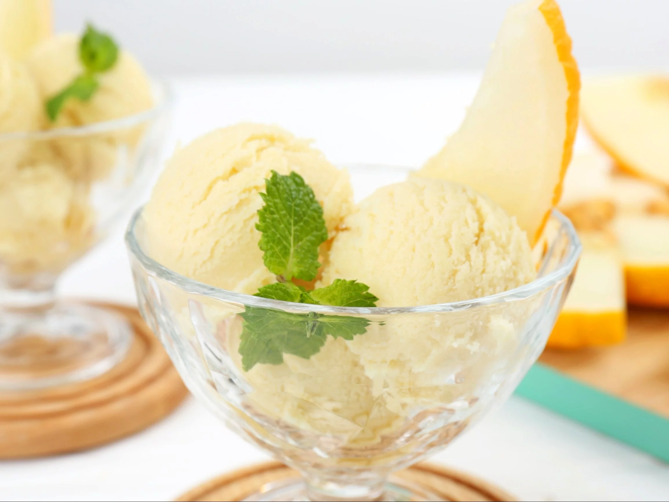 Lody z melona i bananów