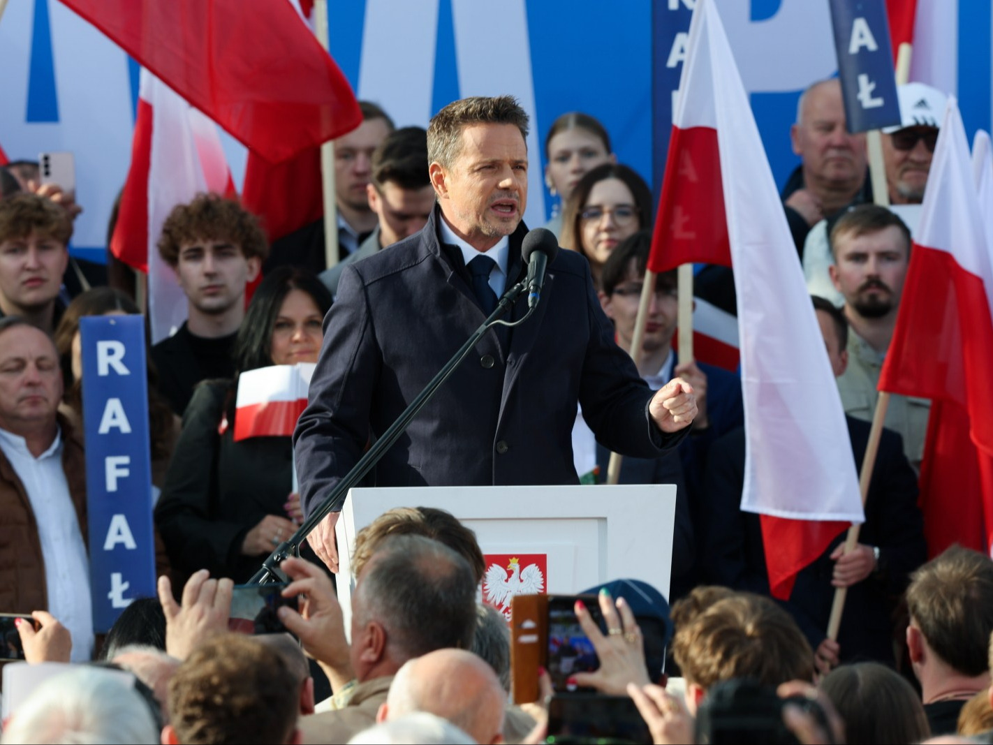 Gospodarz mocno uderzył w dwóch kontrkandydatów. Przypomniał jedno z przykazań