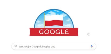 Logo Google z okazji Święta Niepodległości