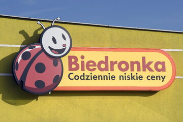 Logo sieci sklepów Biedronka
