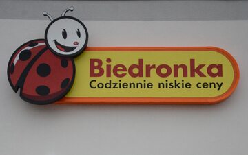 Logo sklepu Biedronka