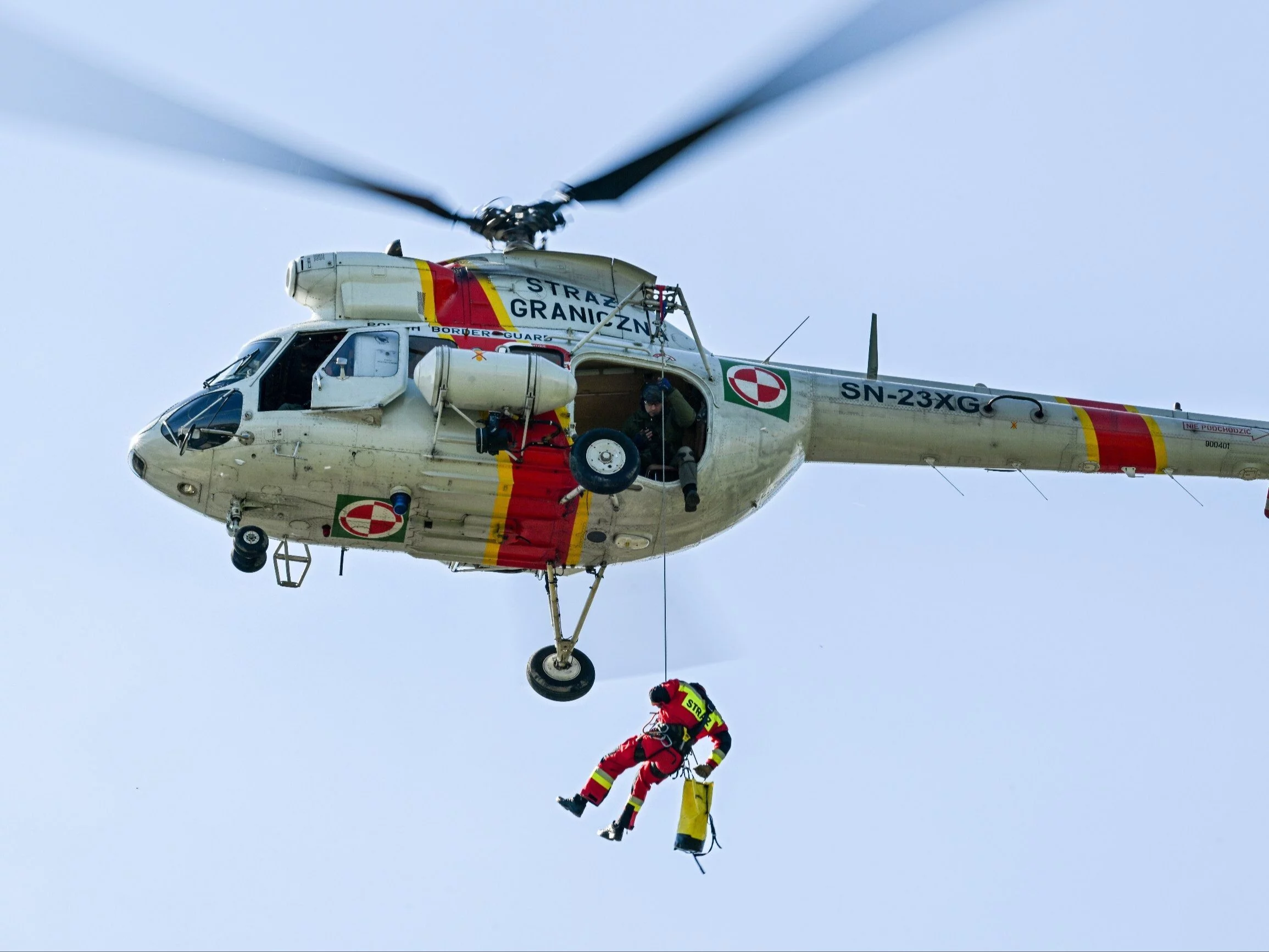 Szkolenie wysokościowe z wykorzystaniem śmigłowca PZL Kania w Przemyślu, zdjęcie ilustracyjne