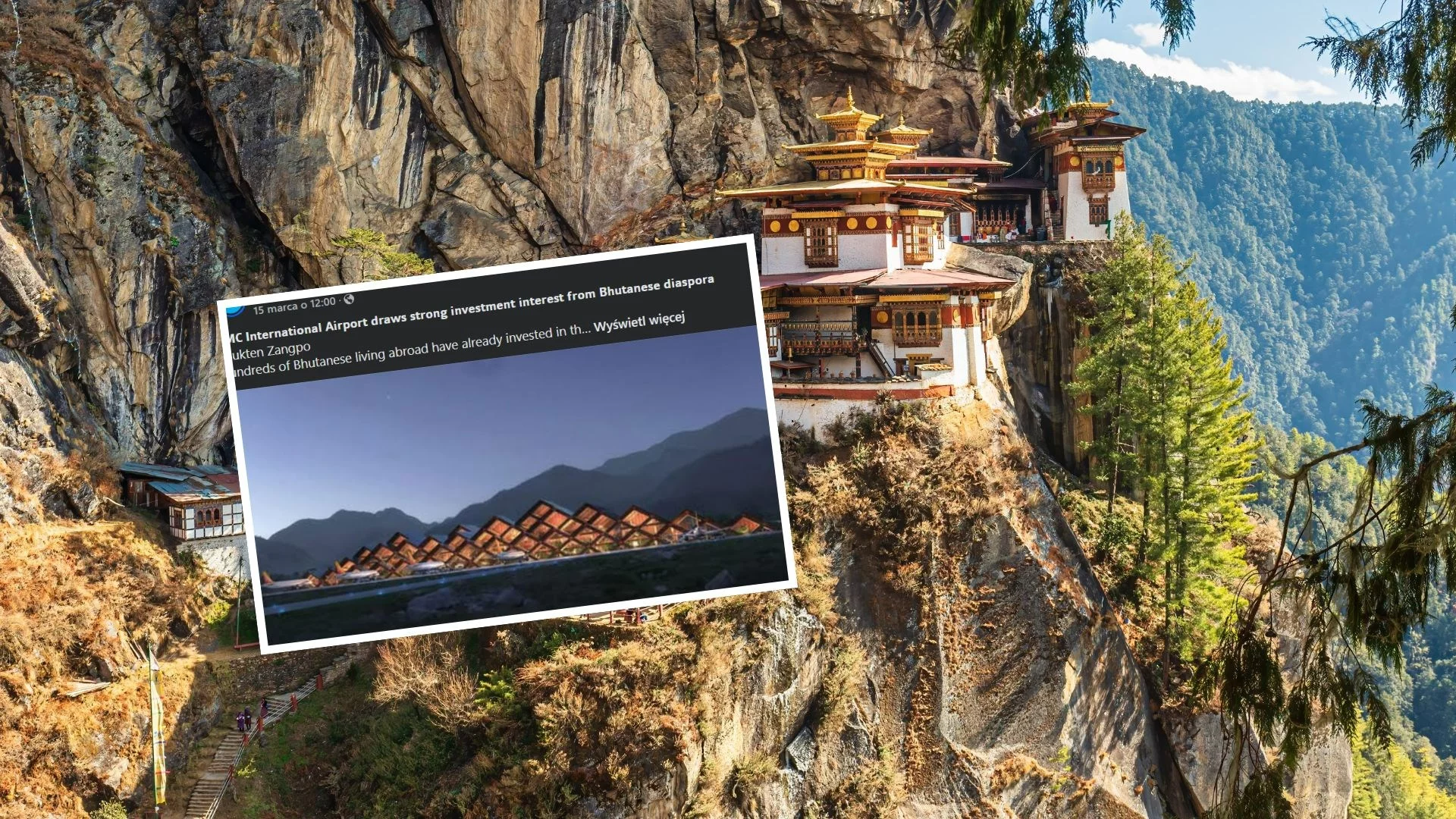 Bhutan chce zbudować nowe lotnisko