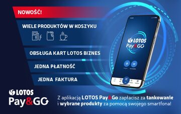 Lotos, aplikacja pay@go,