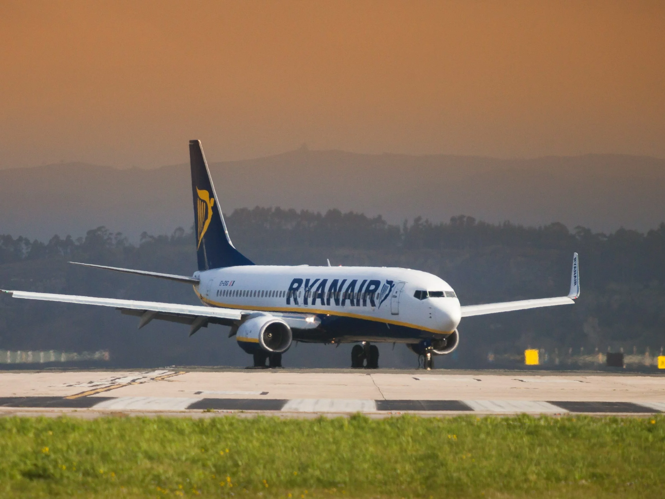 Ryanair na lotnisku w Hiszpanii