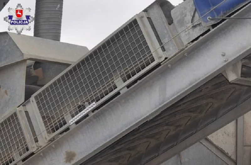 Taśmociąg, który urwał rękę mężczyźnie