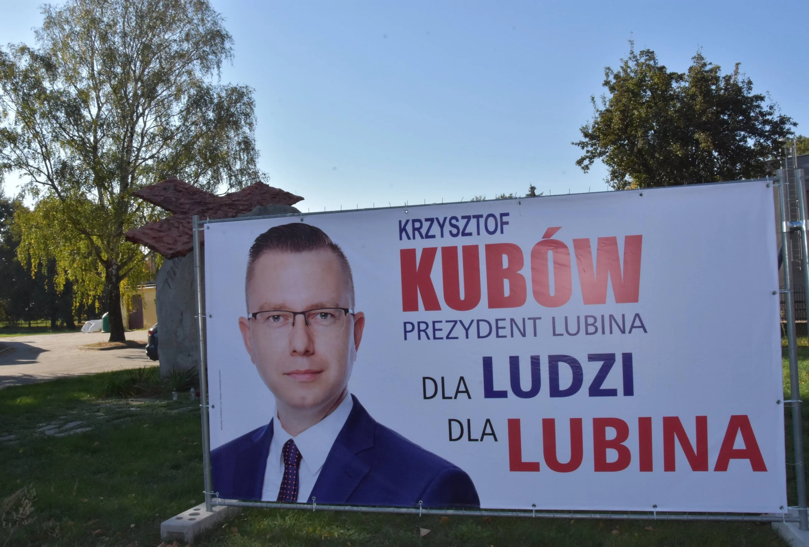 Plakat wyborczy posła PiS Krzysztofa Kubowa