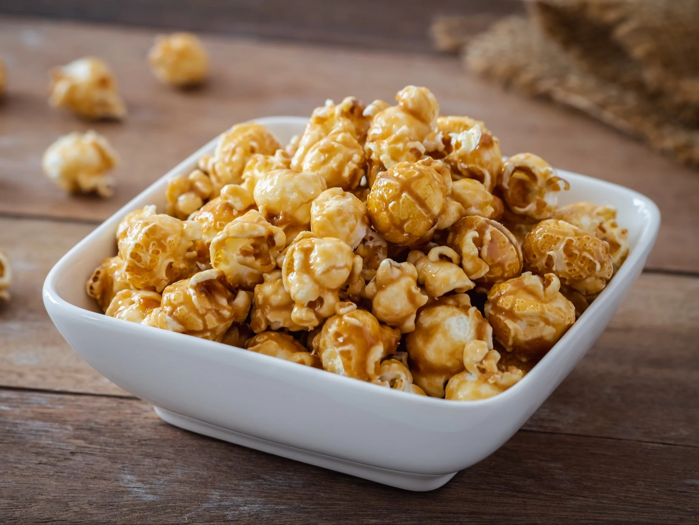 Karmelizowany popcorn