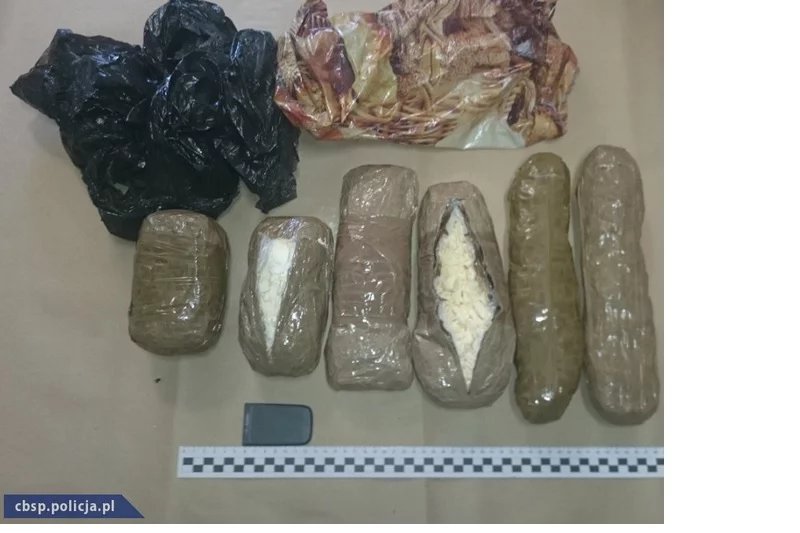 Narkotyki znalezione u zatrzymanych