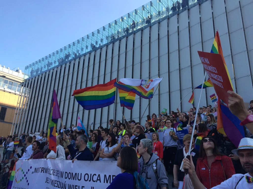 Uczestnicy Marszu Równości w Lublinie