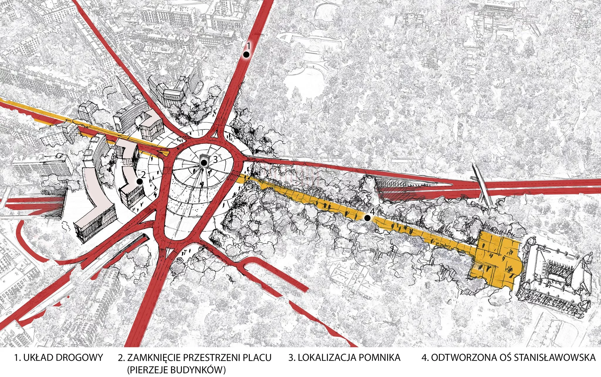 Projekt przebudowy Placu na Rozdrożu