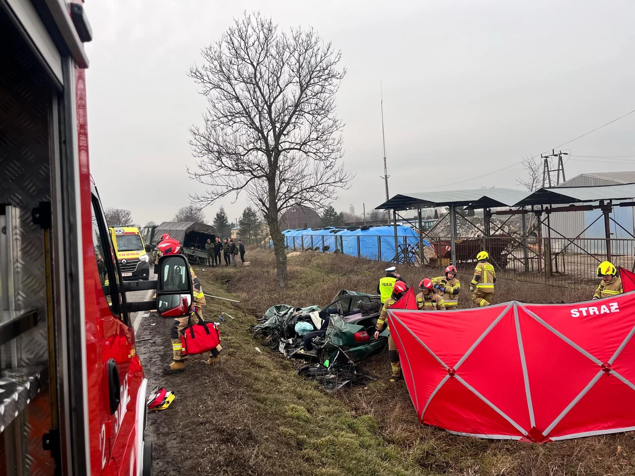 Wypadek w Werbkowicach pod Hrubieszowem