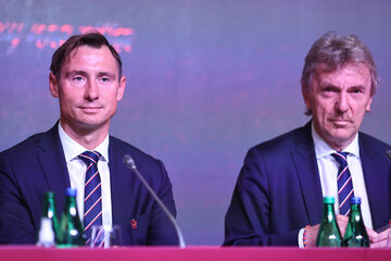 Maciej Sawicki i Zbigniew Boniek