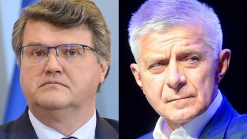 Maciej Wąsik i Marek Belka