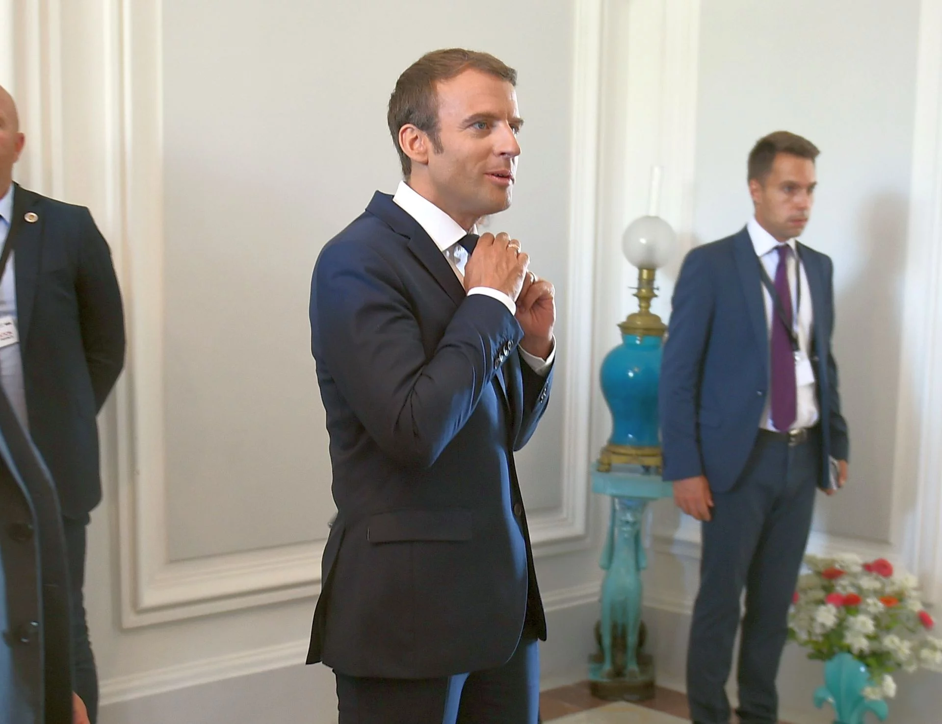 Prezydent Francji Emmanuel Macron