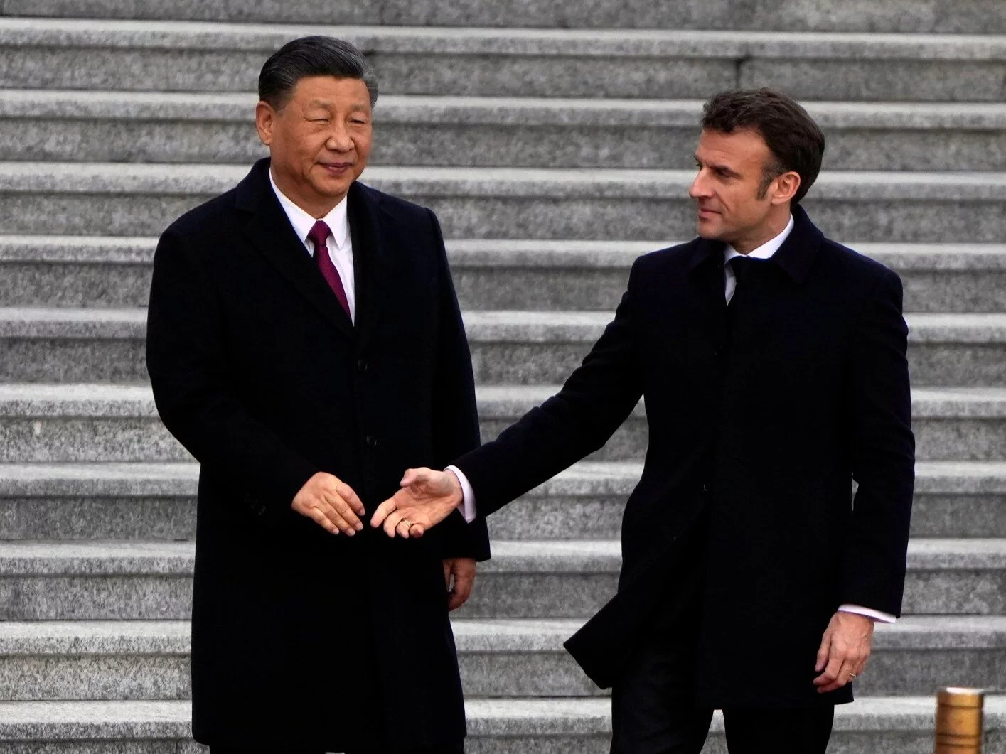 Xi Jinping i Emmanuel Macron