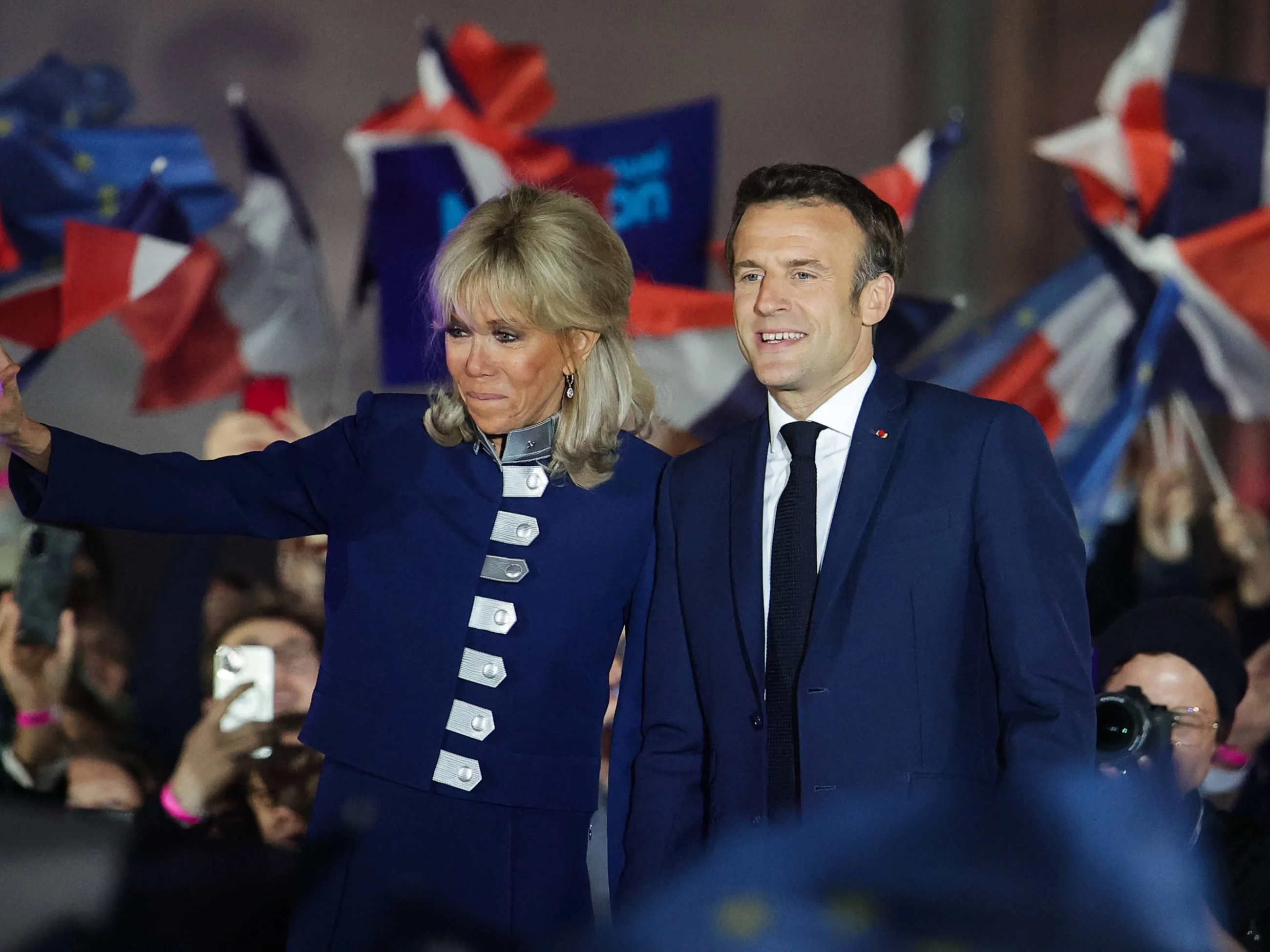 Emmanuel Macron i Brigitte Macron