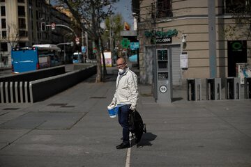 Madryt podczas epidemii koronawirusa