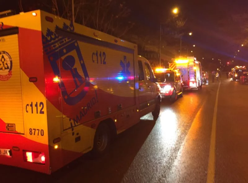 Służby na miejscu zdarzenia