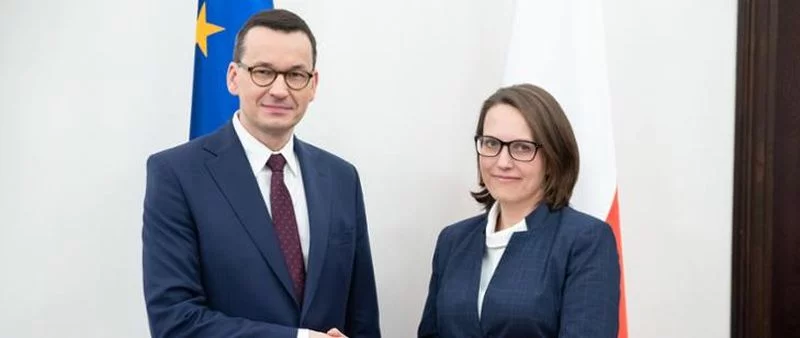 Mateusz Morawiecki i Magdalena Rzeczkowska