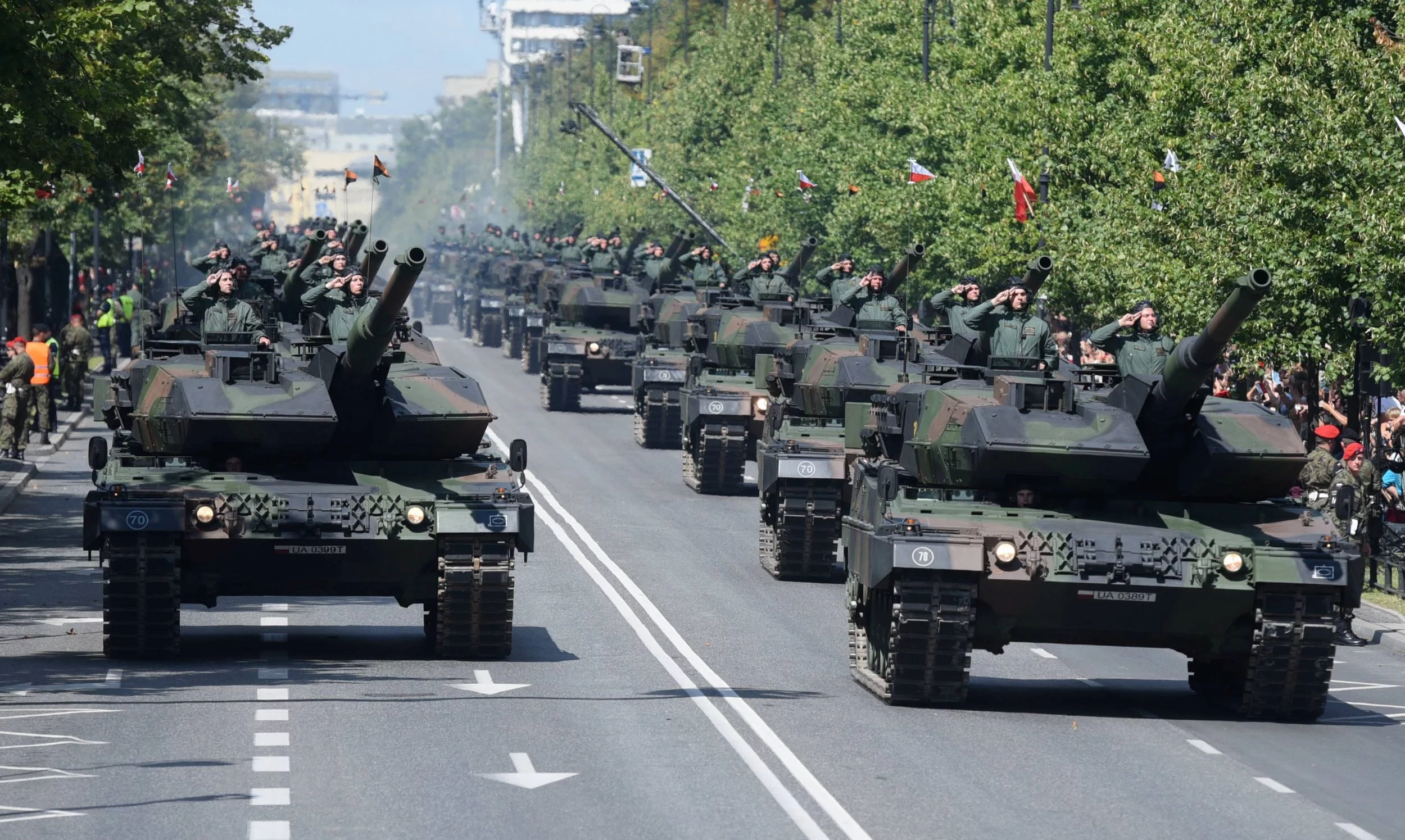 Defilada z okazji Święta Wojska Polskiego