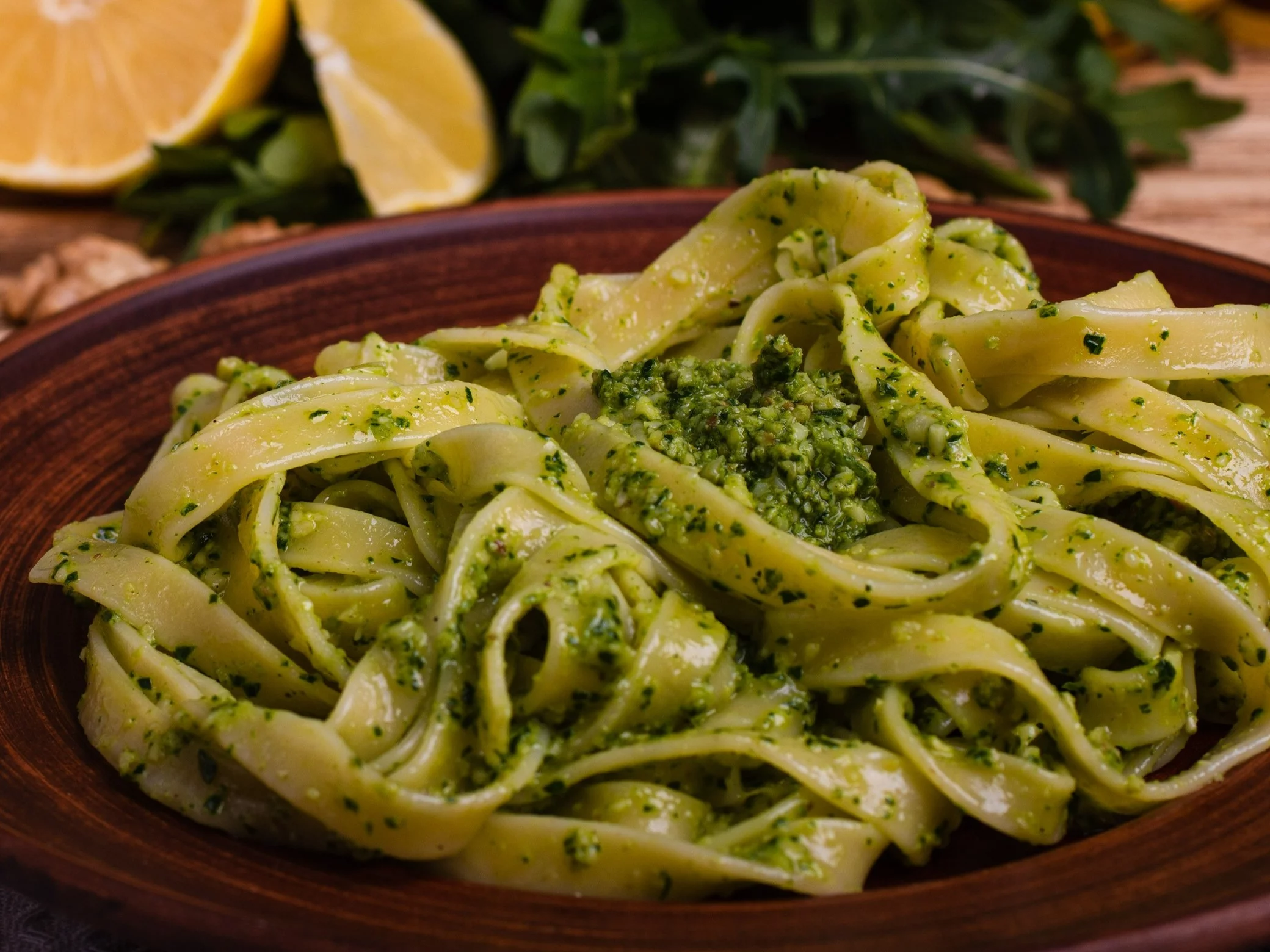 Makaron z pesto