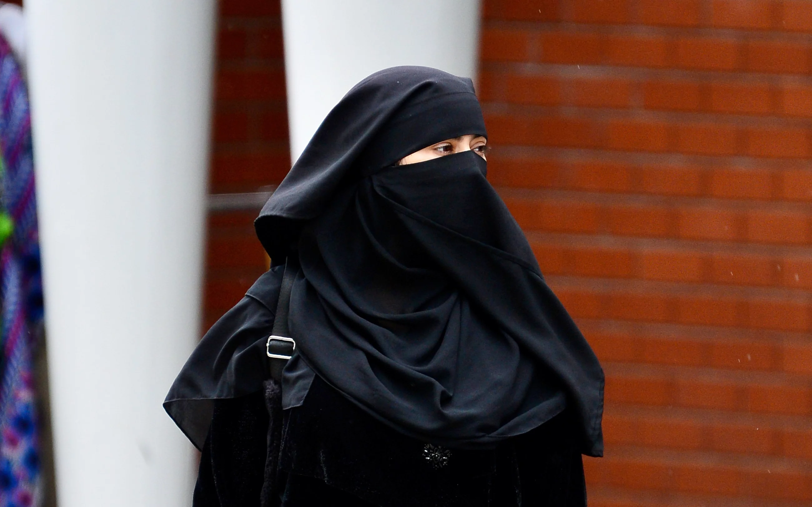 Muzułmanka w nikabie