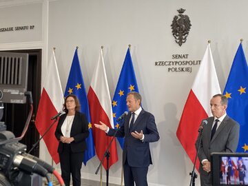 Małgorzata Kidawa-Błońska, Donald Tusk i Tomasz Grodzki