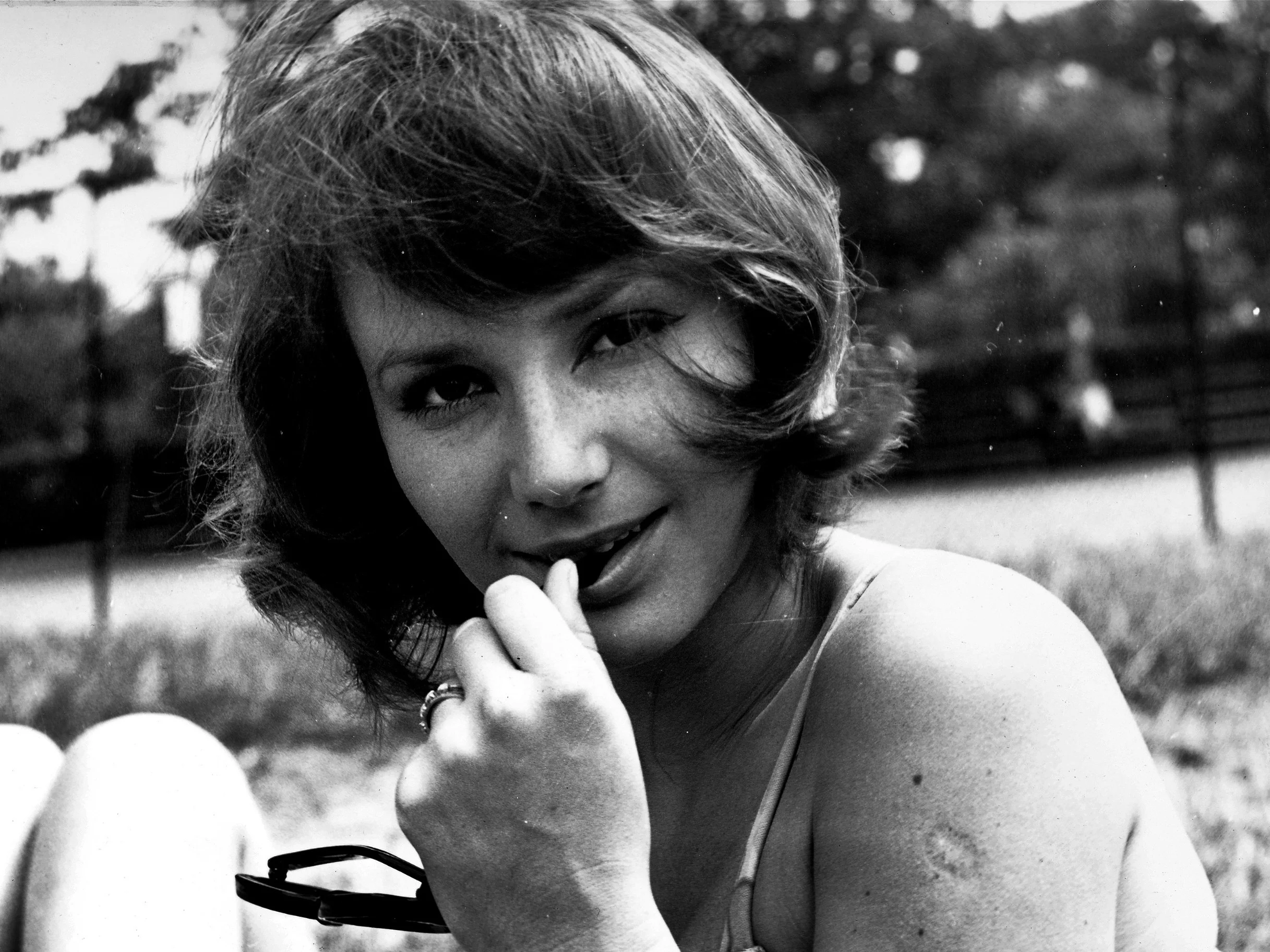 Małgorzata Niemirska w 1967 roku w filmie „Wycieczka w nieznane”