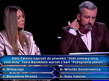 Małgorzata Rozenek-Majdan i Krzysztof Skórzyński w „Milionerach”