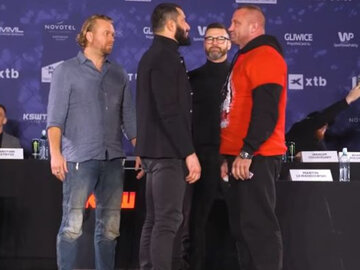 Mamed Khalidov i Mariusz Pudzianowski przed KSW 77