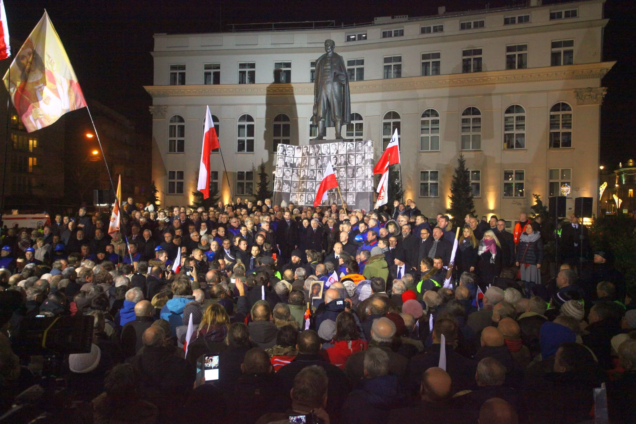 Wiec PiS, 13 grudnia 2016 roku