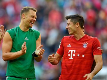 Manuel Neuer i Robert Lewandowski
