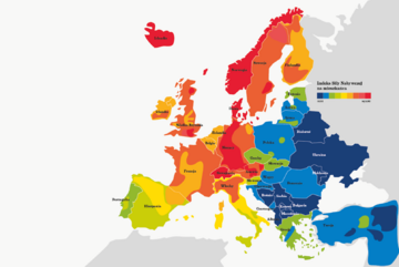 Mapa europejskiego bogactwa