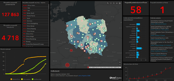 Mapa koronawirusa w Polsce