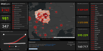 Mapa koronawirusa w Polsce