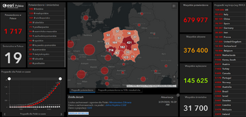 Mapa koronawirusa w Polsce