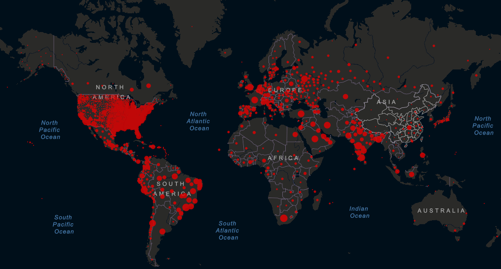 Mapa Koronawirusa Liczba Zakażonych Na świecie Przekroczyła 17 Mln 5962