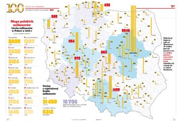 Mapa milionerów