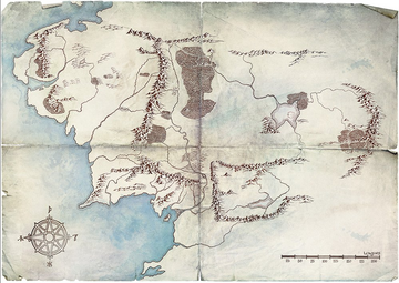 Mapa udostępniona przez twórców serialu