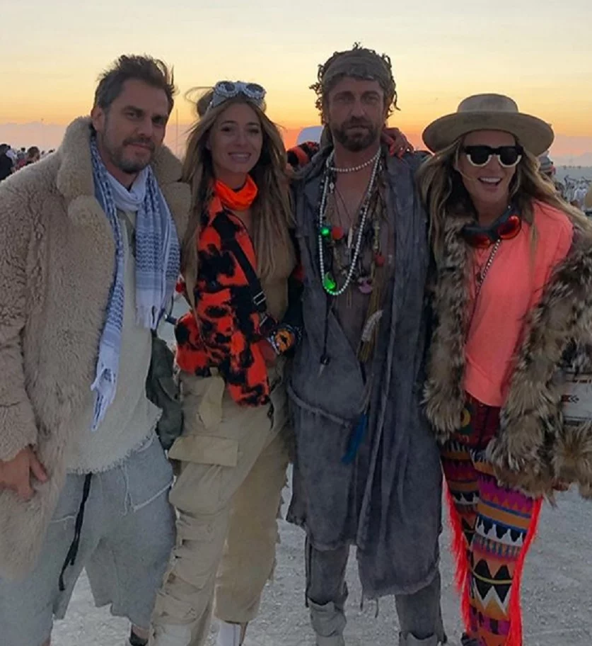 Ariel Vromen, Marcelina Zawadzka, Gerard Butler i Beata Sadurska