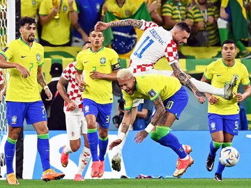 Marcelo Brozović i reprezentanci Brazylii