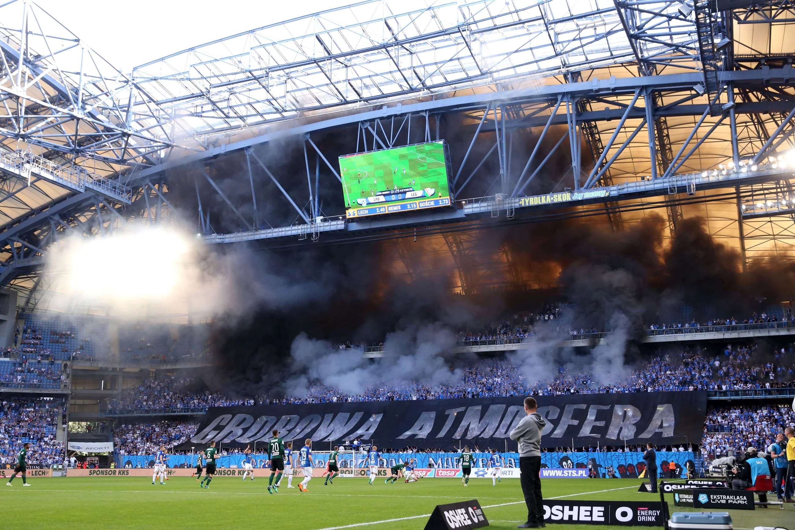 Sektorówka kibiców Lecha Poznań