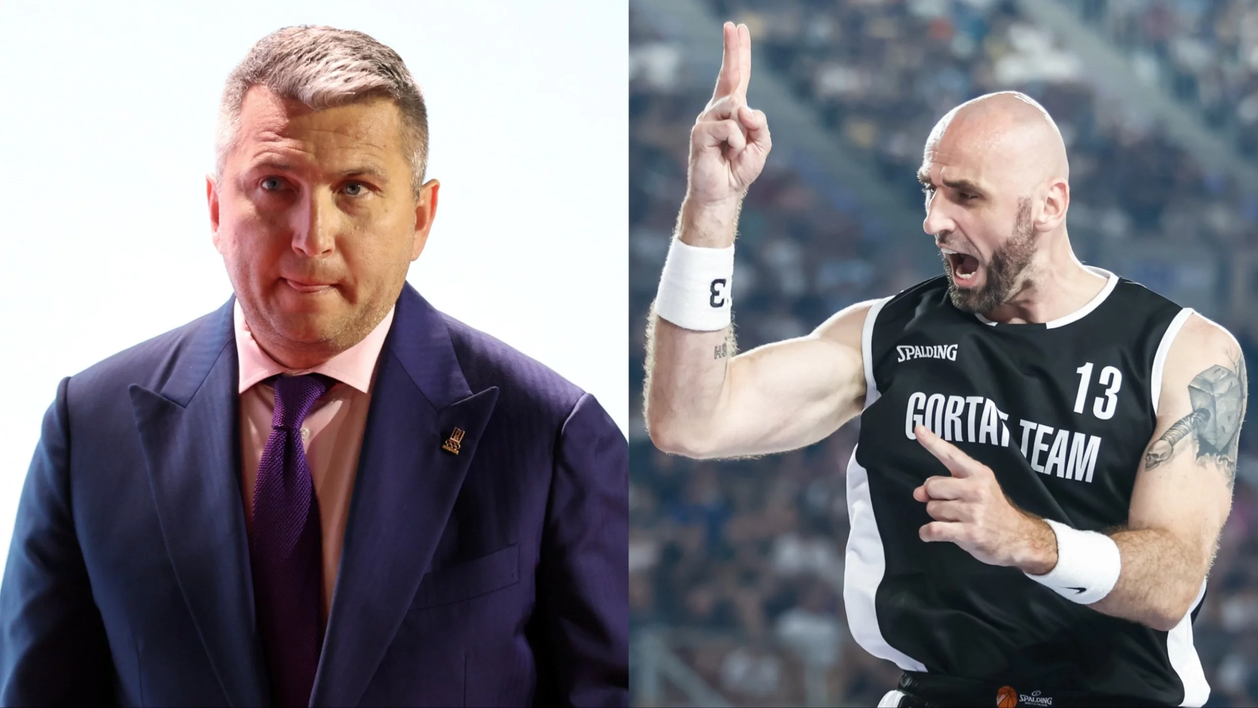 Radosław Piesiewicz i Marcin Gortat