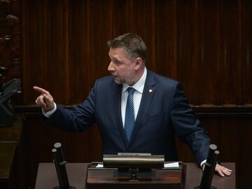 Marcin Kierwiński, minister spraw wewnętrznych i administracji, w Sejmie