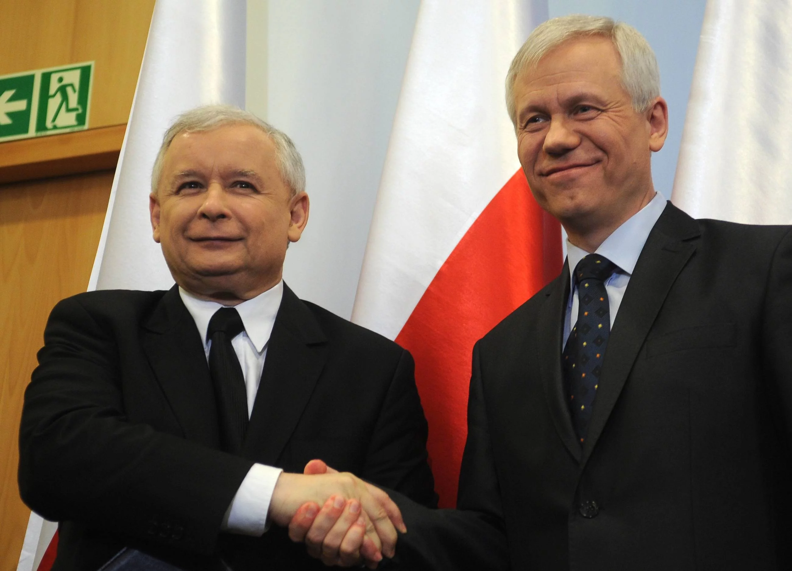 Jarosław Kaczyński i Marek Jurek