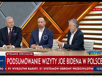 Marek Suski, Janusz Kowalski i Andrzej Zybertowicz