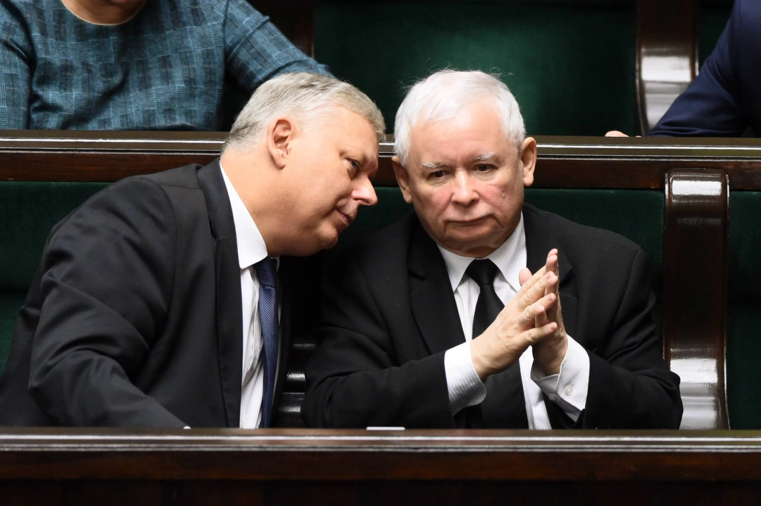 Marek Suski i Jarosław Kaczyński