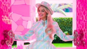 Margot Robbie na planie „Barbie”