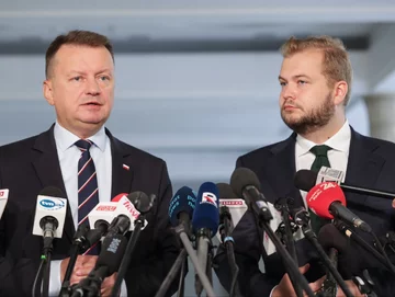 Mariusz Błaszczak i Michał Moskal